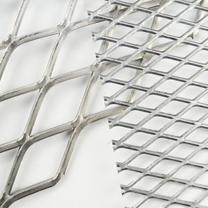 Chất lượng cao lỗ kim cương phẳng và lớn lên nhôm mở rộng tấm kim loại 1mm 2mm Độ dày thép carbon mở rộng lưới kim loại - Product Image 1