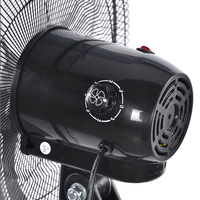Ventilateur sur pied en métal de 20 pouces, électrique, oscillant, hauteur réglable, refroidissement intelligent, commande mécanique, base trépied