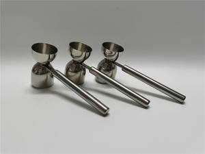 Modern Design Double Sided Stainless Steel Eco-Friendly Cocktail <b>Measuring</b> Jigger Cup Customized Color Hot Selling Bar <b>Tools</b> - Product Image 3