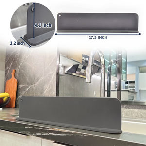 Protection anti-éclaboussures d'eau en silicone souple de qualité <span class=keywords><strong>alimentaire</strong></span> pour évier de salle de bain et de cuisine - Product Image 2