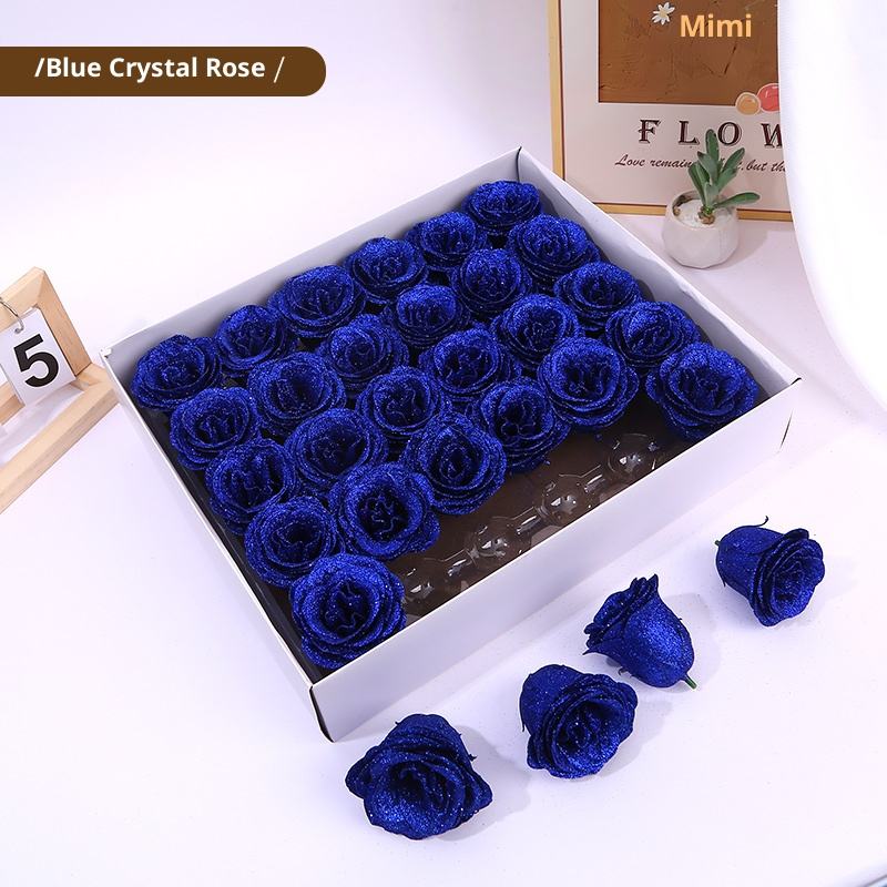 กุหลาบคริสตัลสีฟ้า