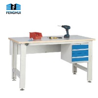 Banc de travail électronique multifonctionnel Fenghui, table de travail ESD antistatique réglable sur mesure OEM, acier laminé à froid étendu