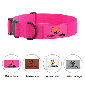 <strong>Tactical</strong> <strong>Dog</strong> <strong>Collar</strong> Personalized Name Tag Blank Rubber Name Plate Quick Release Buckle Custom Name <strong>Dog</strong> <strong>Collar</strong> OEM Factory - Product Image 6