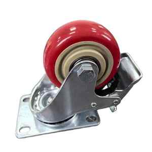 <span class=keywords><strong>3</strong></span> Zoll mittlere flache Rollen Industrie rollen Räder Möbel Medical Swivel Castor <span class=keywords><strong>Caster</strong></span> Wheel für Wagen mit Bremse - Product Image 2