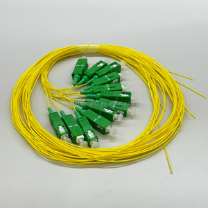 Suministro de fábrica: Pigtail de fibra óptica monomodo SC/APC de 12 núcleos, LSZH, 0.9mm, 1.5M opcional para empalme FTTH CATV ODF - Product Image 3