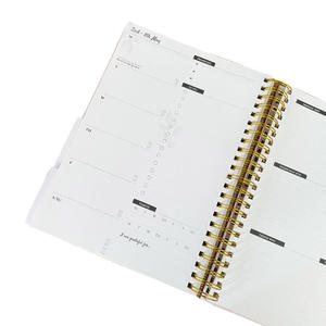 Agenda Personalizada A4, Diaria, Semanal y Mensual, Tapa Dura, Papel Reciclado, Encuadernación Wire-O, Impresión de Libros con Espiral - Product Image 3