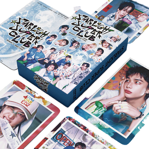 55 pièces/ensemble Kpop <span class=keywords><strong>Straykids</strong></span> DO IT Album Lomo Carte postale musicale Starlight Super Club Autocollants HD imprimés <span class=keywords><strong>Hyunjin</strong></span> Felix Lee Know Han - Product Image 6