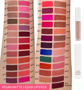 Matte Liquid Lipstick <strong>Manufacturers</strong> Wholesale Private Label Waterproof Long Lasting <strong>Cosmetic</strong> Matte Liquid Lipsticks - Product Image 2