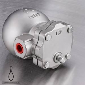 Trampa de Vapor Multidireccional de Acero Inoxidable BF78 SS316L con Brida ANSI150, Flotador de Bola y Termostática - Product Image 2