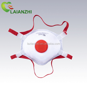 Masker Debu <span class=keywords><strong>FFP3</strong></span> Berkualitas Tinggi Harga Pabrik 4 Lapis Katup Putih Nyaman Bentuk Cup 3D Ikat Kepala Masker Respirator Non-woven - Product Image 1