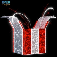 Factory Direct Outdoor Garten Urlaub Dekor 6ft 8ft 12ft leuchtende RGB 3D LED künstliche große Weihnachts baum Motiv Licht