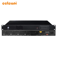 Suppresseur de Larsen DSP 4 Canaux PX-5300 – Élimination du Larsen par un Seul Bouton avec Microphone pour Stades, KTV et Salles de Conférence