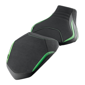 Housse de siège en cuir XXUN pour conducteur et passager de moto <span class=keywords><strong>KAWASAKI</strong></span> Ninja <span class=keywords><strong>H2</strong></span> SX 2022-2025 – Coussin de siège passager anti-pression - Product Image 2