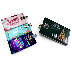 Clé USB personnalisée de type C en forme de carte de crédit 2.0 4Go 8Go 16Go 32Go Clé USB de type C pour PC, smartphones - Product Image 1