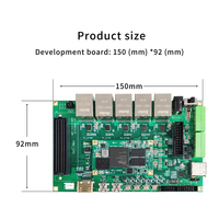Placa de Desarrollo ZYNQ Serie 7000 MLK-L1-CZ06-7020, Procesador de Doble Núcleo Cortex-A9, DDR3L 1GB, 16GB EMMC, Sistema Operativo Linux para Alta Velocidad