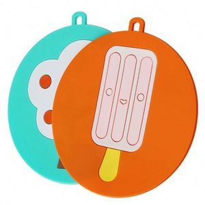Posavasos de Silicona con Dibujos Animados, Antideslizante, Aislante del Calor, Grueso, para Mesa de Comedor, Fácil de Limpiar - Product Image 1