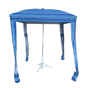 Carpa grande con logotipo personalizado, sombrilla cuadrada impermeable <span class=keywords><strong>para</strong></span> playa, paraguas con patas y bolsillo, 2023 - Product Image 2