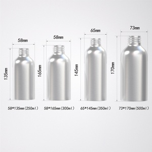 Flacon pulvérisateur en aluminium à fine brume, personnalisable avec logo OEM, vide, pour soins de la peau, crème, lotion, sérum, huile essentielle, matériaux recyclés - Product Image 2