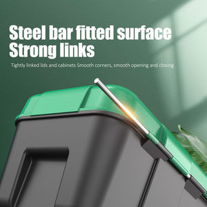 Boîte à outils LAOA améliorée verte et noire, OEM, réparation à domicile, grande capacité, organisateur d'outils portable, indice de protection IP54 - Product Image 5