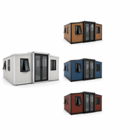 Maison conteneur modulaire préfabriquée extensible, mini-maison portable pour maison d'hôtes et usage résidentiel