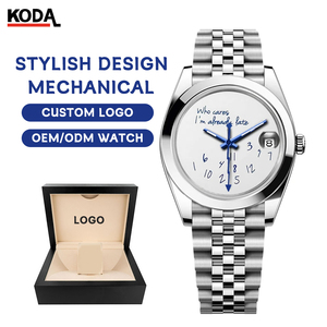 Reloj con movimiento NH35 para hombre, reloj con logotipo personalizado de calidad japonés NH35, reloj esqueleto automático para hombre - Product Image 1