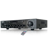 Amplificateur de mixage karaoké stéréo à écho avec télécommande, 2 canaux, classe AB, 60W*2, AV-209, fournisseur OEM de haut-parleurs audio