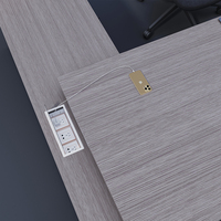 Bureau de direction pour PDG, directeurs, usine chinoise, mobilier de bureau convertible en MDF durable, vente pour écoles et hôpitaux