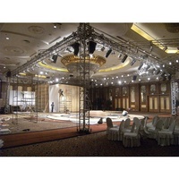 Estructura de Escenario Exterior de Aluminio, Iluminación, Sistema de Truss para Eventos con Soporte para DJ