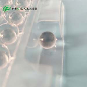 Lentille sphérique en verre saphir optique de précision FELIX 1-16 mm pour la lecture de codes-barres, personnalisable OEM, parallélisme de 2 secondes d'arc, 30 arcs - Product Image 1