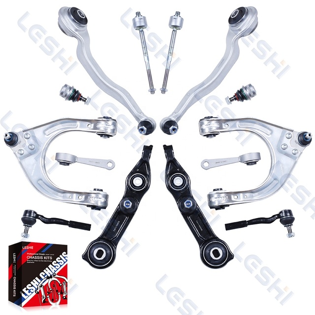 LESHI Wholesale Chassis Kit Control Arm Ball Joints Stabilizer Link Tie Rod Ends Rack End Suspension Kit for Benz