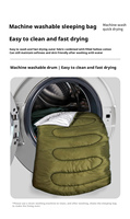 Produits de camping et de randonnée, sac de couchage en peluche pour le printemps, l'automne et l'hiver, sac de couchage gonflable double pour adultes, sac de couchage thermique pour adultes