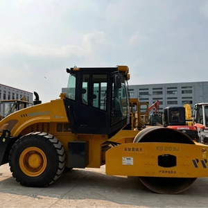 Maquinaria de Construcción Usada Barata, Compactadora Hidráulica XS203J, Tambor de Acero de Alta Vibración, Estructura Resistente al Desgaste - Product Image 1