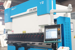 Máquina dobladora de frenos de prensa CNC hidráulica de 4 + 1 ejes MYT 135T/3200mm sistema DA53T de chapa de plástico de diseño completamente automático - Product Image 3