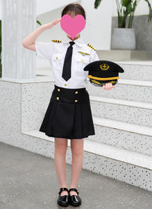 Disfraz <span class=keywords><strong>de</strong></span> Piloto para el Día del Niño, Uniforme <span class=keywords><strong>de</strong></span> Azafata, Disfraz <span class=keywords><strong>de</strong></span> Halloween, Carnaval, Cosplay para Niños y Niñas, Disfraz <span class=keywords><strong>de</strong></span> Capitán <span class=keywords><strong>de</strong></span> Avión para el Día <span class=keywords><strong>de</strong></span> las Profesiones - Product Image 3
