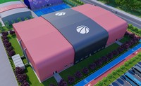 Structure en acier lourd GloStar pour le toit des gradins de grands stades sportifs et les centres d'événements polyvalents
