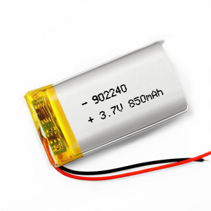 3,7 V 850mAh Lipo Batería 902240 Batería recargable de polímero de iones de litio con salida de tres cables - Product Image 3