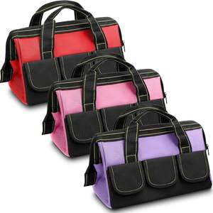 Bolsa de Herramientas para Electricista Grande, Resistente, Impermeable, Anti-Caídas, con Múltiples Bolsillos, Muestra Gratis - Product Image 1