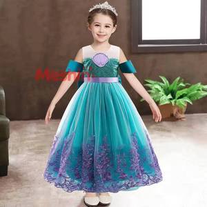 Disfraz de Princesa para Niñas, Tema de Cumpleaños MS 2024, Halloween, Cosplay, Vestido sin Mangas con Falda, Traje para Actuaciones - Product Image 1