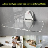 Table pliable d'extérieur en ABS pour voiture/camping-car/bateau avec rangement, bureau d'ordinateur, pompe à air et ventouse