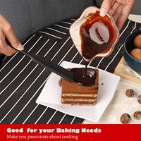 Ensemble de spatules à pâtisserie en silicone multi-tailles, sans BPA, design intégré, grattoir pour pot, pinceau à huile pour la cuisine, la pâtisserie et la décoration de gâteaux