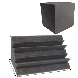 Factory Low Cost Soundproof High Temperature Acoustic Panels for Hotels Bass Trap Foam Acoustic Sound System