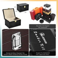 Valise en cuir PU noir de luxe personnalisée, boîtes à outils, boîtes à vin, boîtes cadeaux pour la veille de Noël, boîte cadeau pour le vin