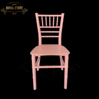 Vente en gros de chaises Chiavari empilablesTiffany Chair chaises de salle à manger pour mariage chaises Chiavari pour enfants en plastique rose pour fête