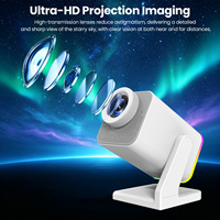 Projecteur d'étoiles 3D Planétarium, 60 thèmes, projection HD, télécommande, lampe d'ambiance pour chambre et décoration de fête