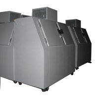 Bac à glace extérieur personnalisable à refroidissement direct par mur froid, 2 portes inclinées, pour fabricant de bars