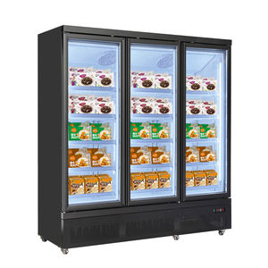 Refrigerador comercial <span class=keywords><strong>de</strong></span> 3 puertas <span class=keywords><strong>de</strong></span> vidrio <span class=keywords><strong>de</strong></span> 1450L Frigorífico para supermercado - Product Image 6