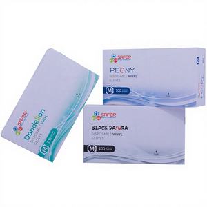 Guantes Desechables de Vinilo Sin Polvo, Impermeables, Cómodos, Transparentes, Talla Grande - Product Image 1