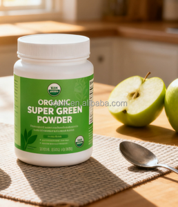 OEM Organic Super Greens Powder avec probiotiques, enzymes, vitamines pour la désintoxication et la digestion - Product Image 2