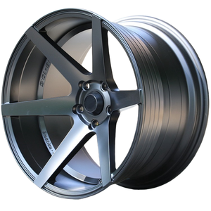 Jantes de voiture en alliage d'aluminium F896006 de 17 et 18 pouces, 5x100 et 5x114.3, pour le marché secondaire. Jantes de 16 pouces à 5 trous. - Product Image 1