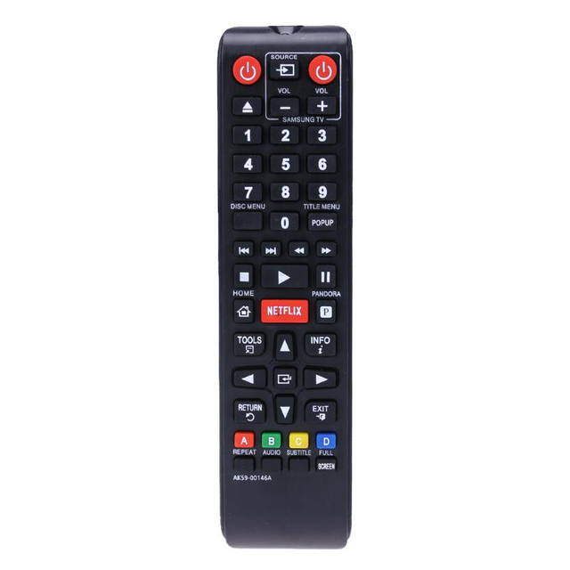 AK59-00145A Remote Control Replace Fit for Samsung Blu-ray DVD Player BD-E5900 BD-ES6000 BDE5700 BD-E5700 BD-EM57 BD-EM57/ZA